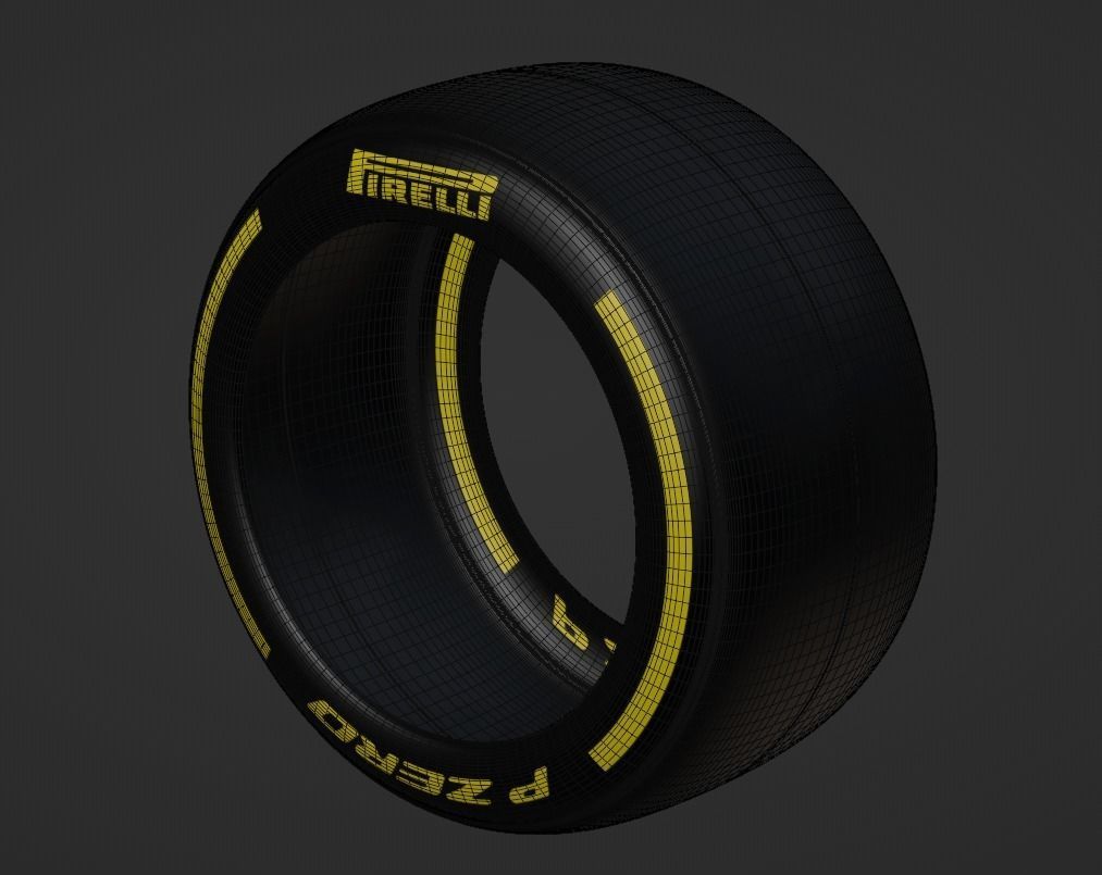 F1 TYRE 2024 3D model_17