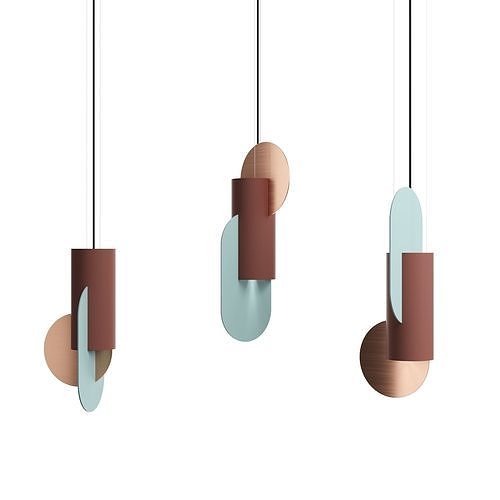 Suprematic Lamps CS2 by NOOM Free 3D model