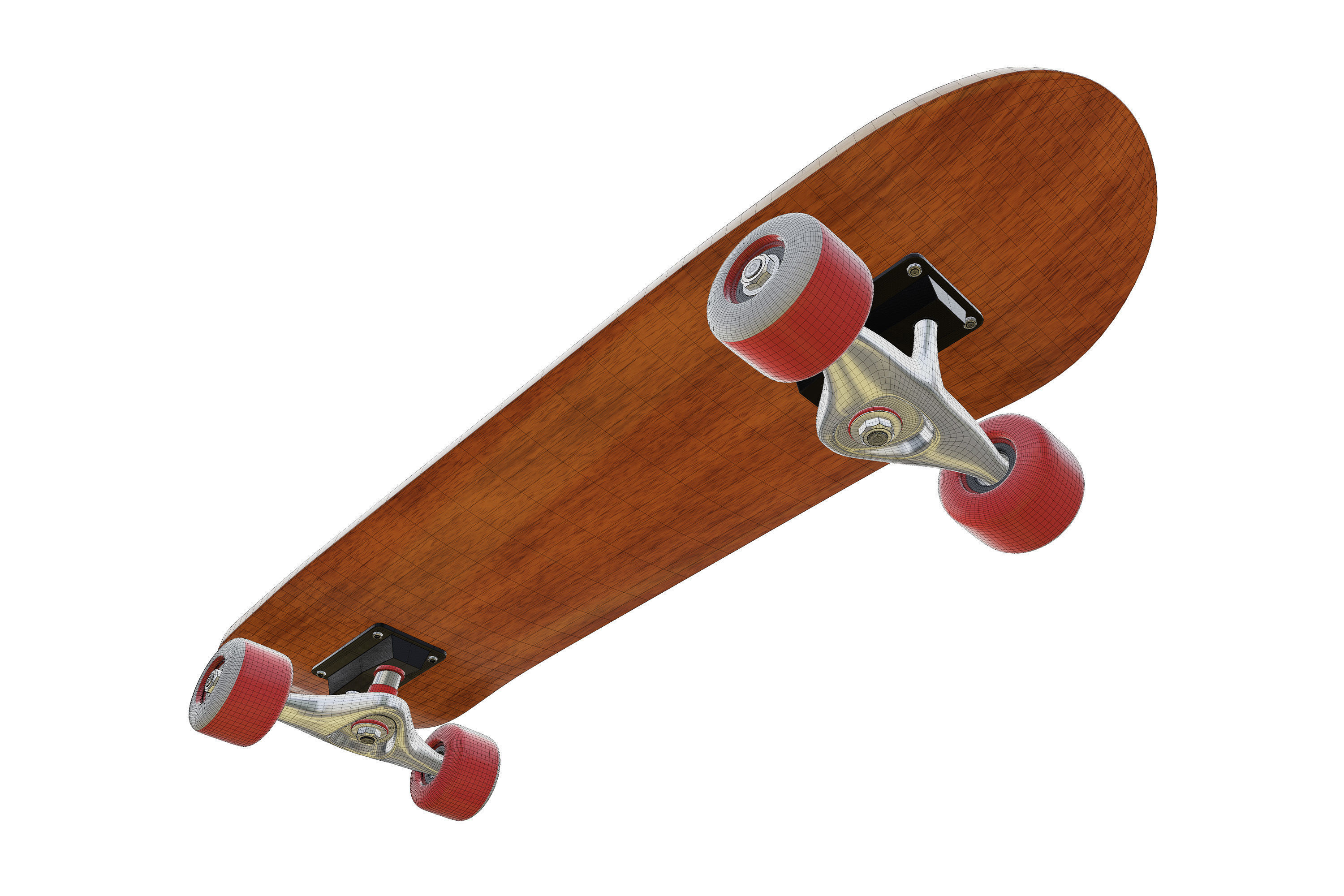 Skateboard 01 3D model_12
