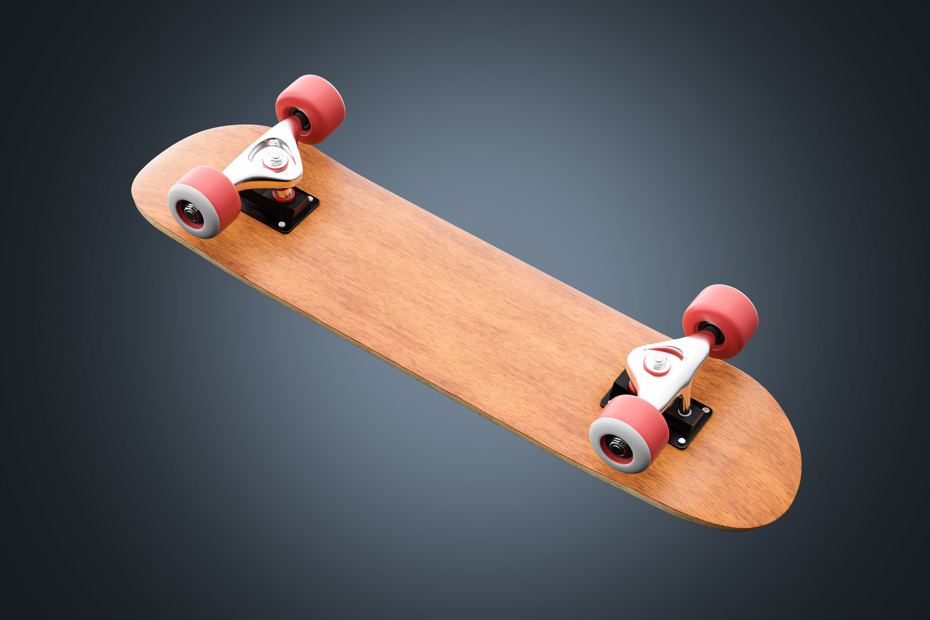 Skateboard 01 3D model_2