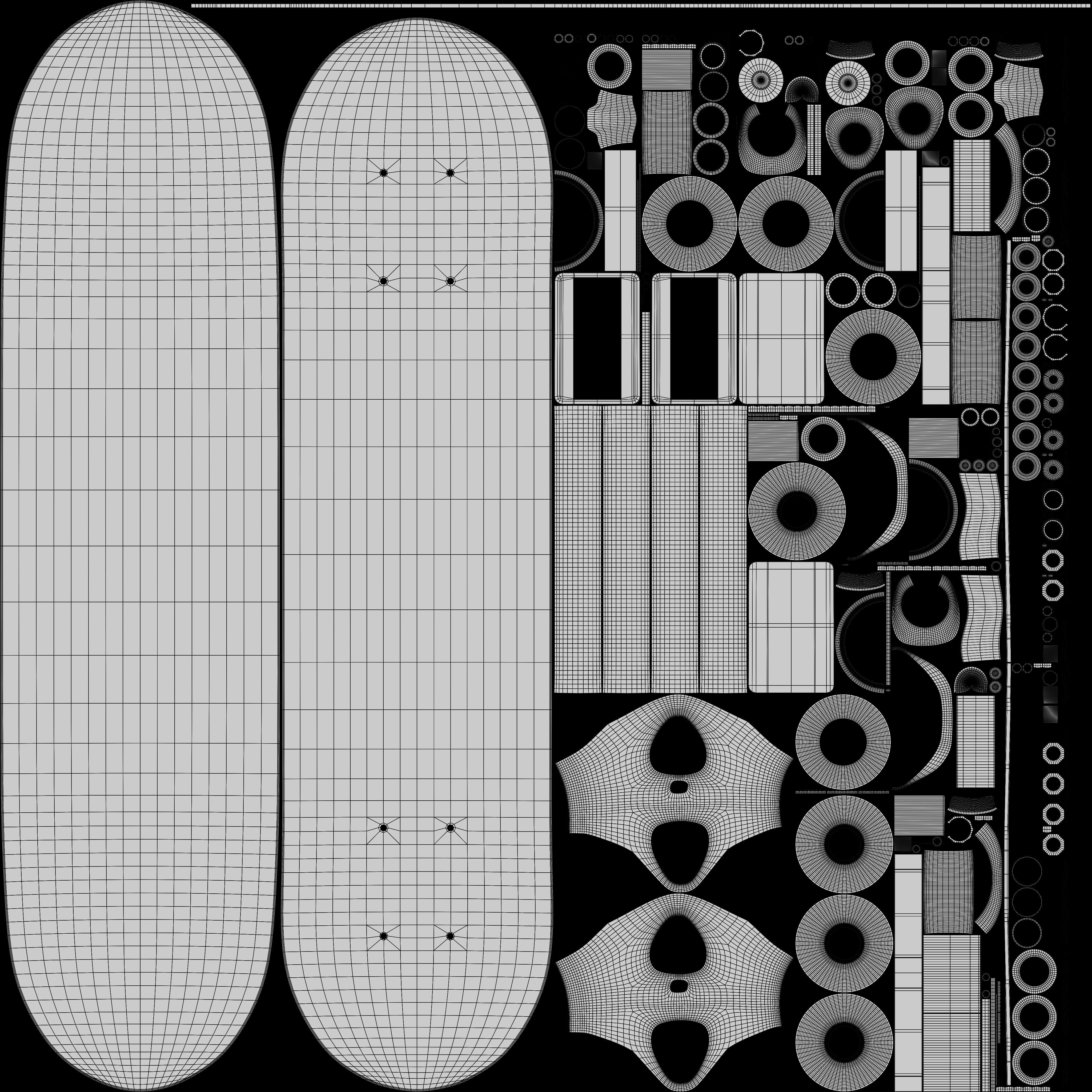 Skateboard 01 3D model_13
