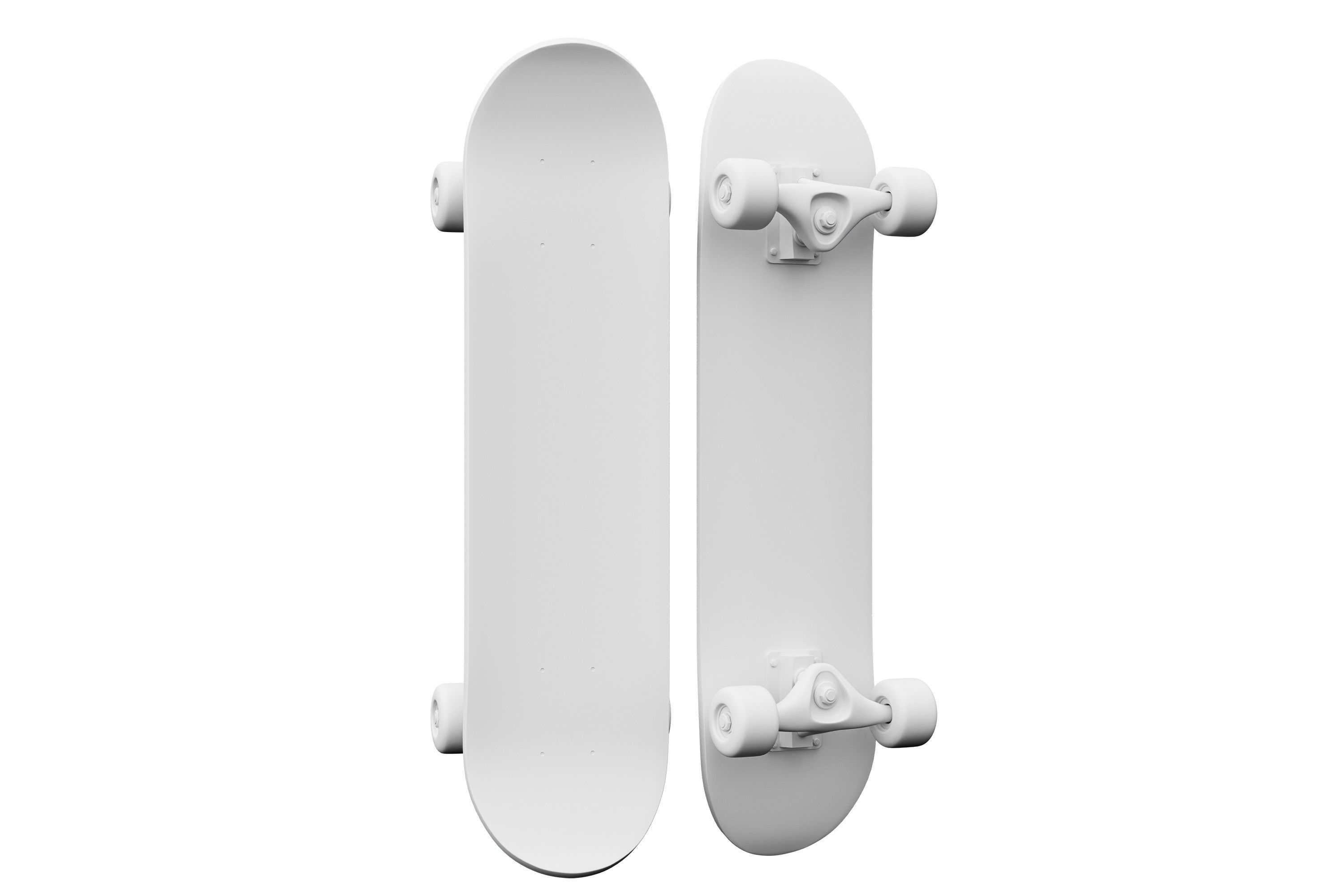 Skateboard 01 3D model_6