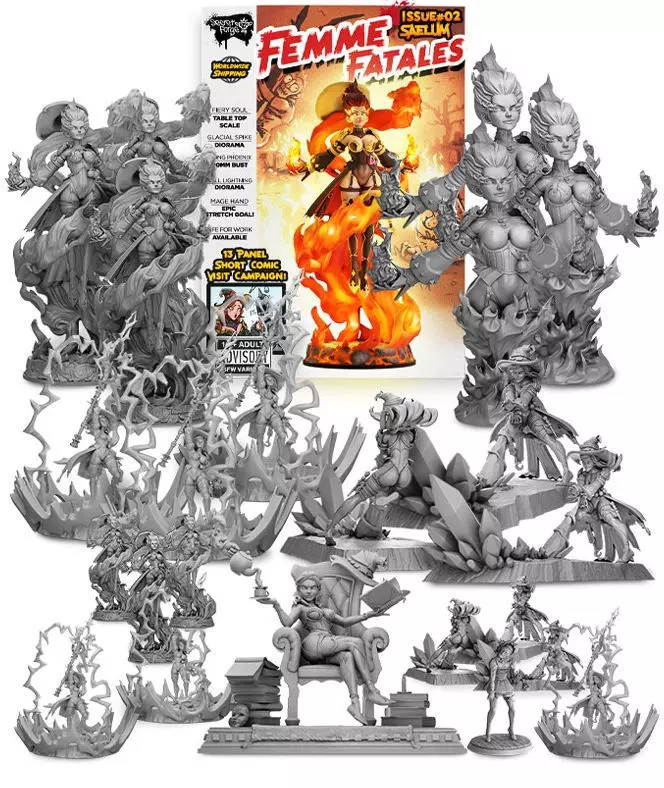 Saelum Bundle - Femme Fatale 02 Campaign 3D print model_0
