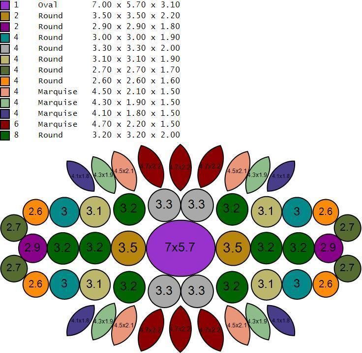 CLUSTER ring 3D print model_7