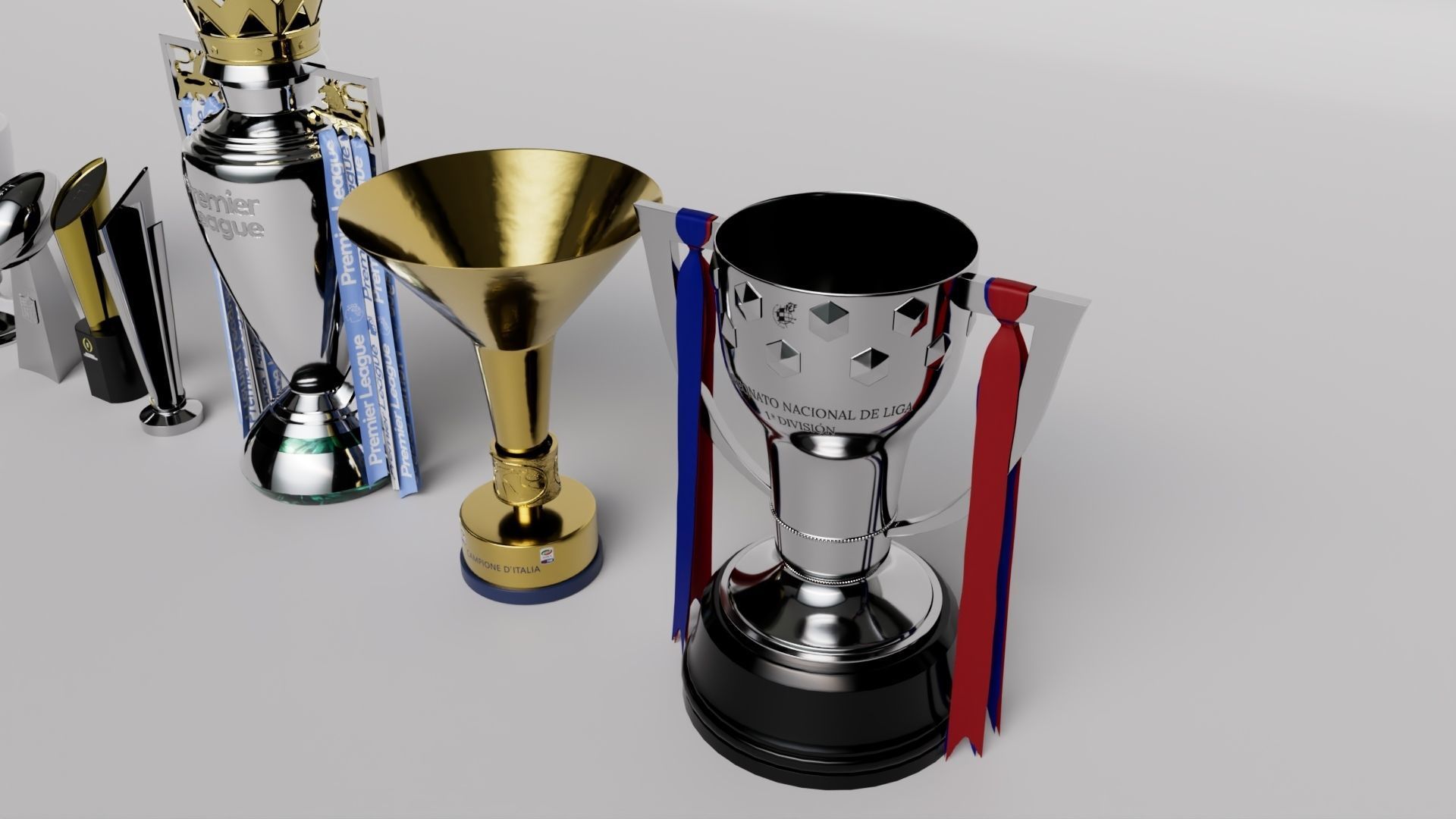 Pack of Sport Trophies 3D Model Collection_2