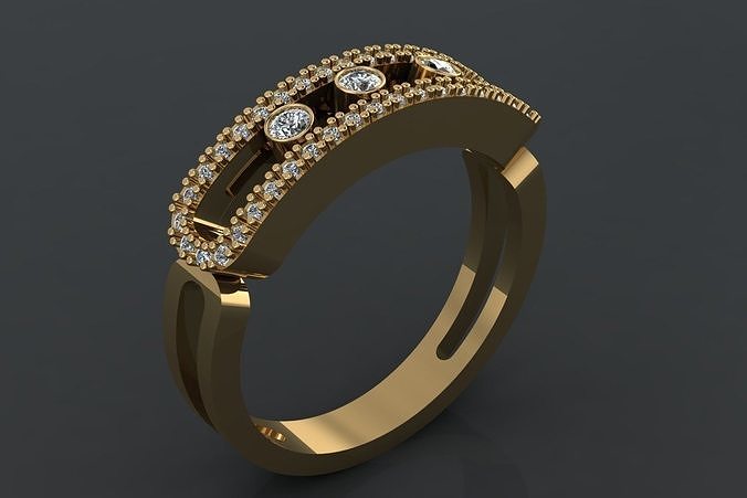 Messika Ring  3D print model