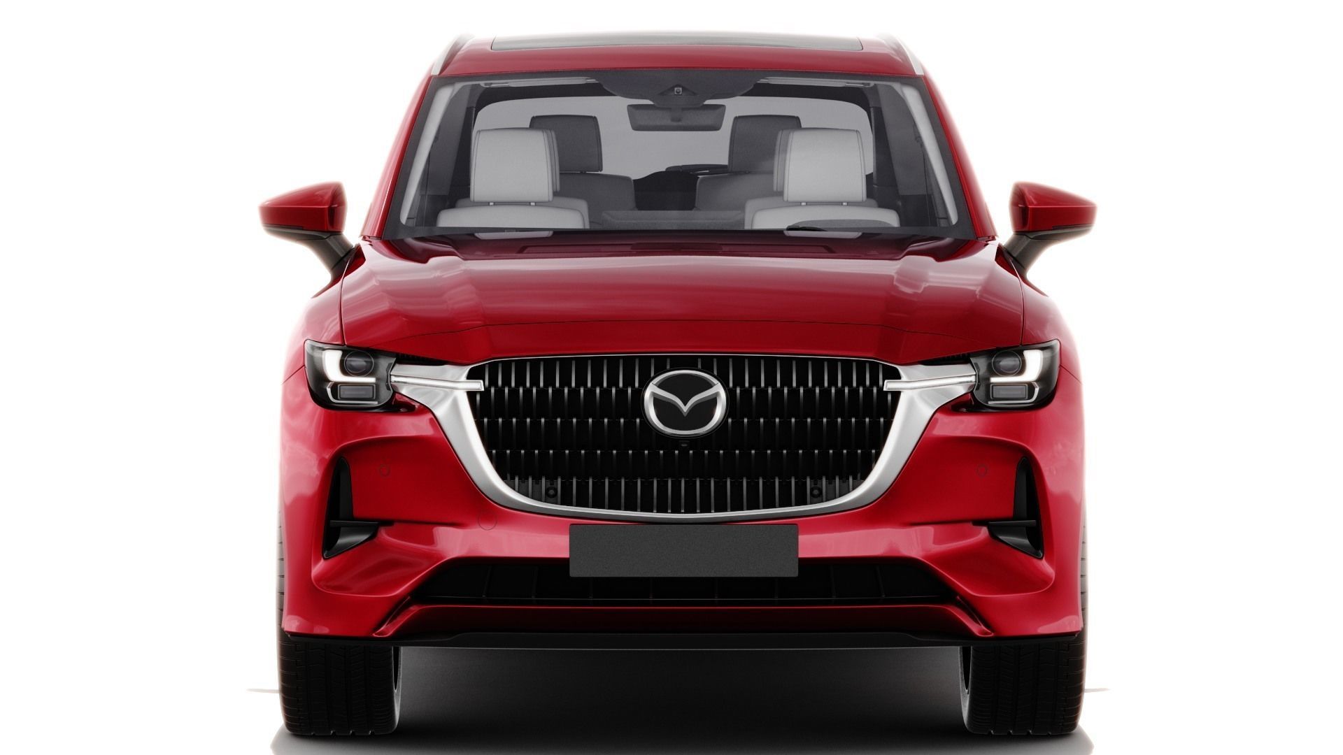 Mazda CX-80 2025 with interior 3D model_9