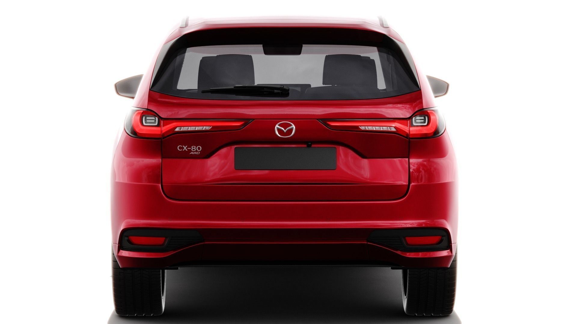 Mazda CX-80 2025 with interior 3D model_5