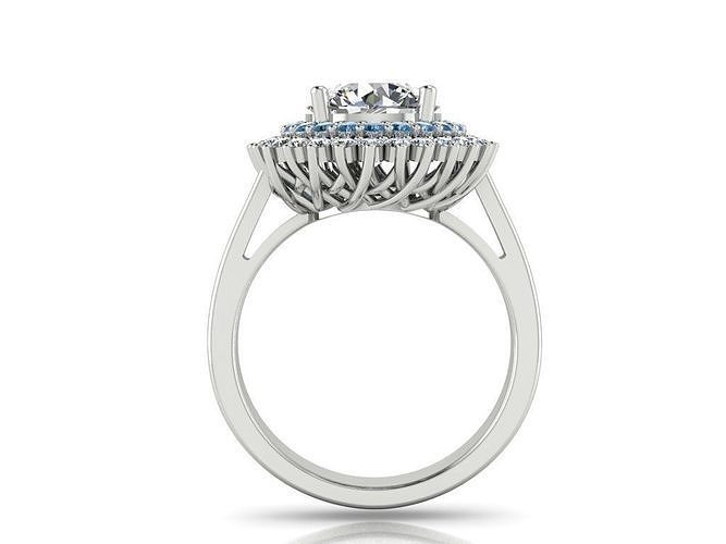 CLUSTER ring 3D print model
