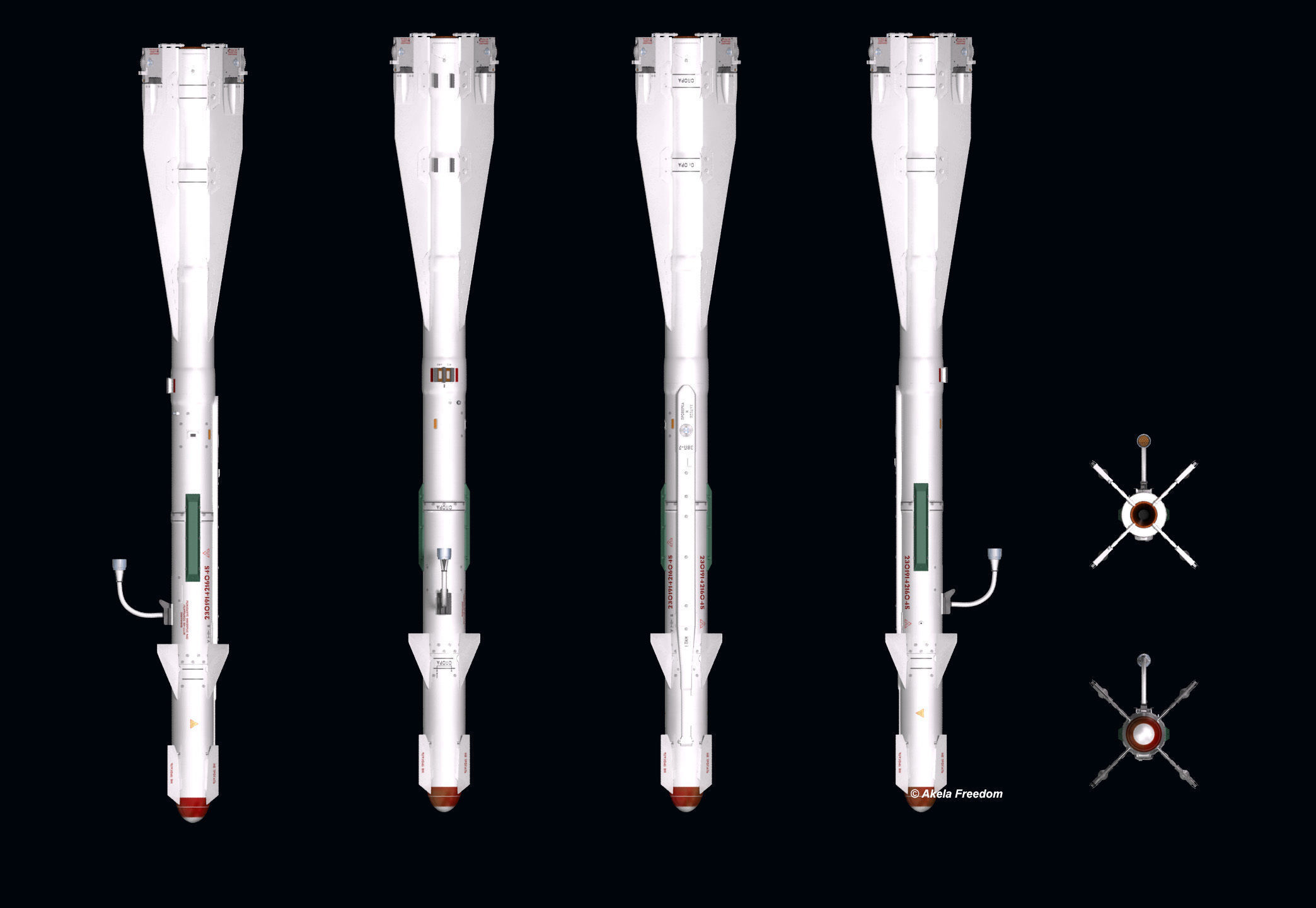 R-60M Missile 3D model_10