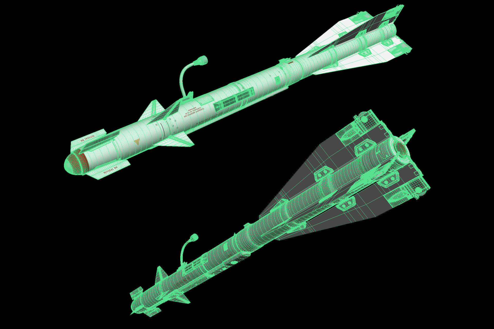 R-60M Missile 3D model_11