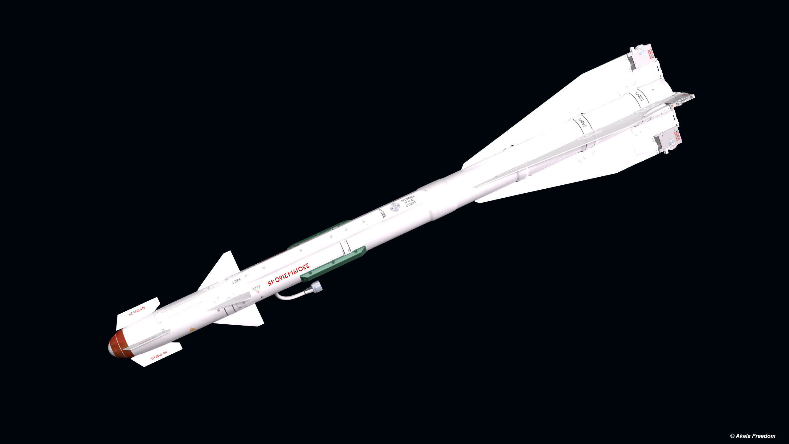 R-60M Missile 3D model_2