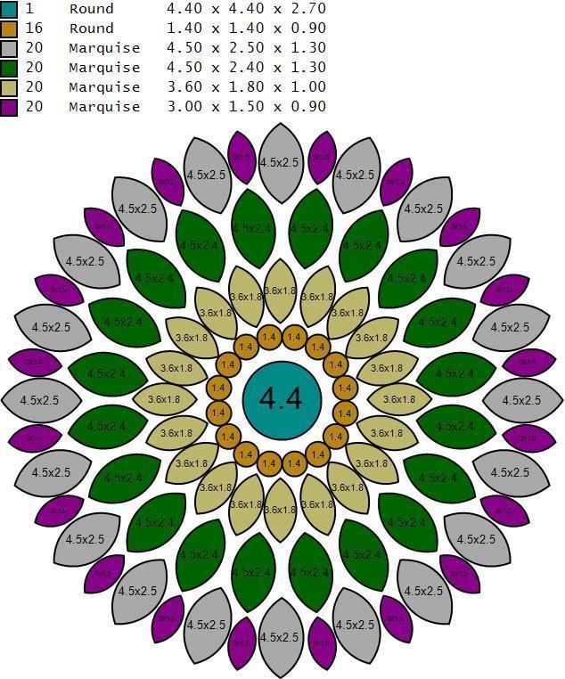 CLUSTER ring 3D print model_7