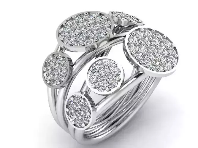 FASHION RINGS 3D print model