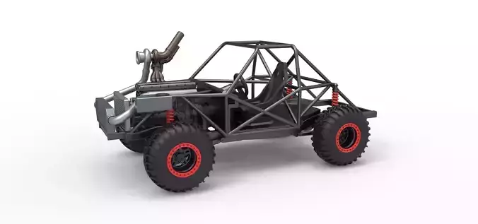 Uphill Sand Racing Dragster Base V2 Scale 1 to 25