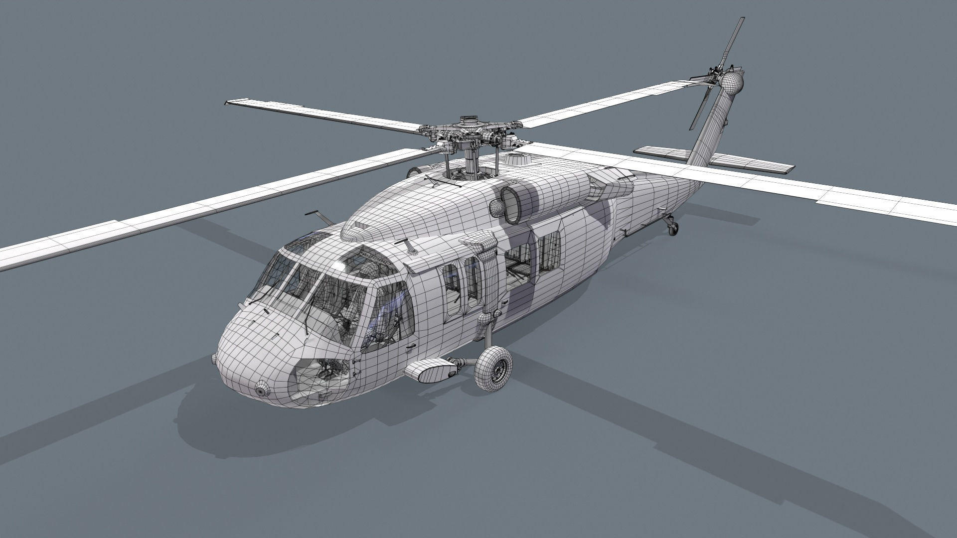 Australian Army Helicopters Collection Low-poly 3D model_28