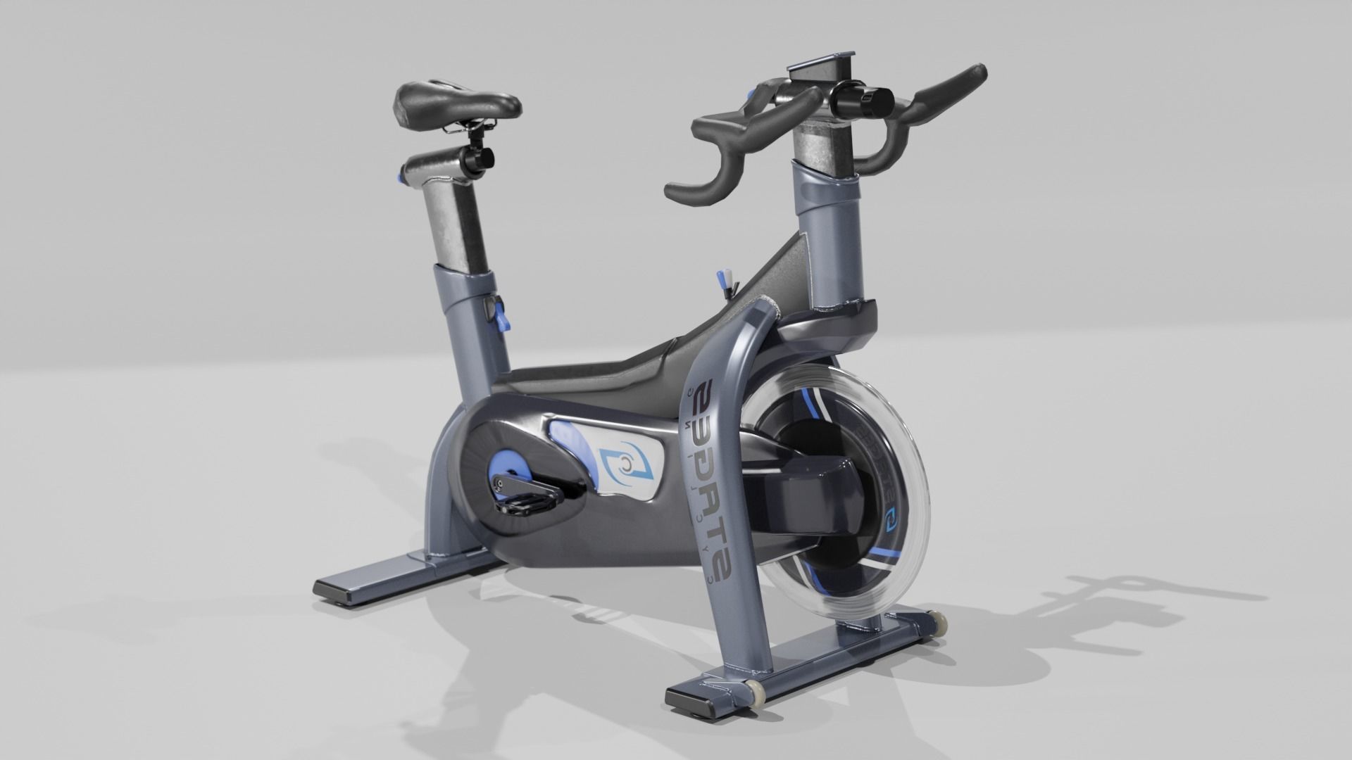 Exercise Bike - GameReady - 4K Low-poly 3D model_1