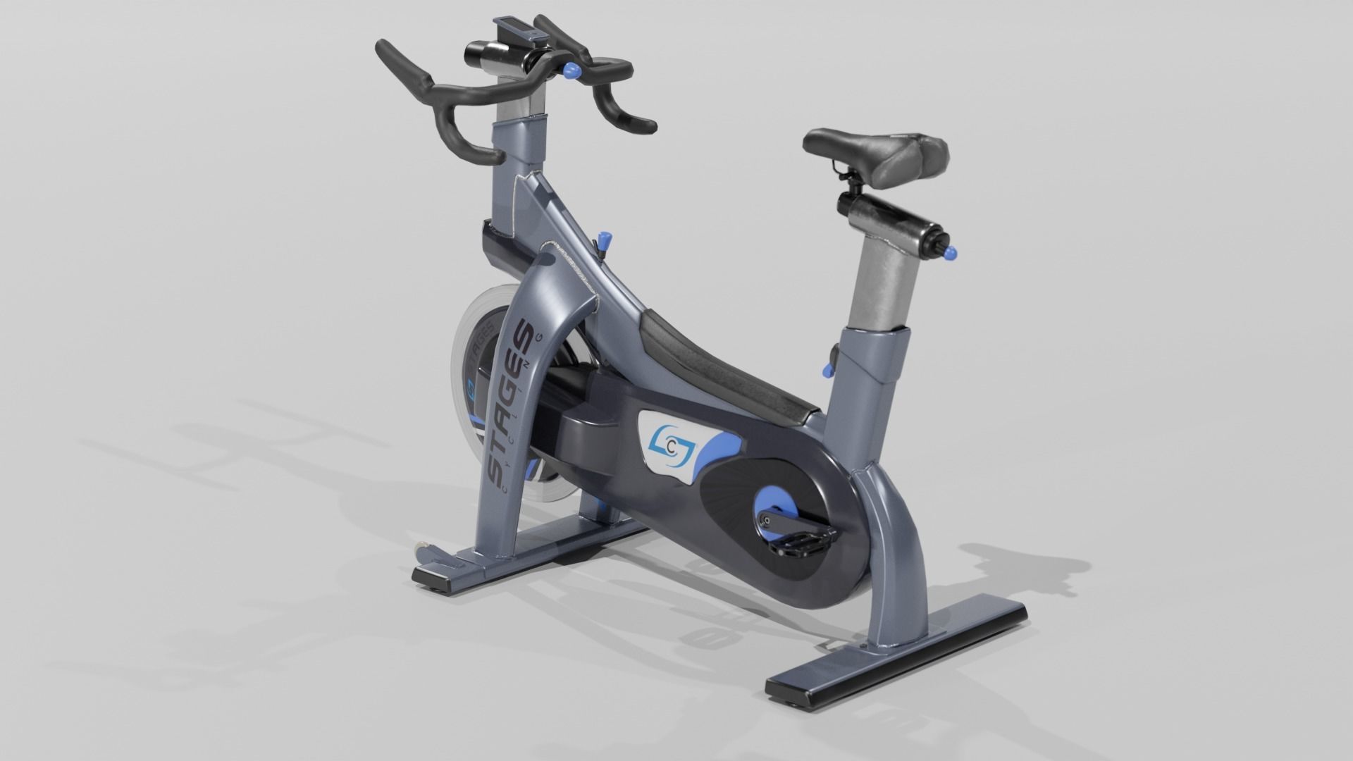 Exercise Bike - GameReady - 4K Low-poly 3D model_2