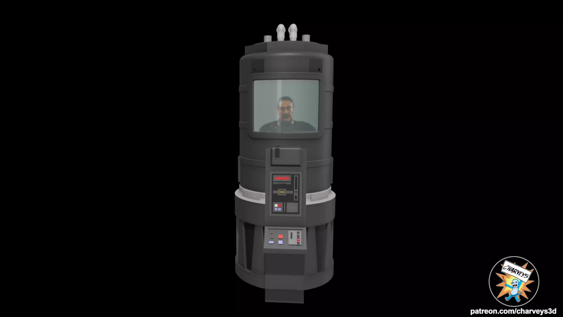 Star Wars Moff Gideon Clone Tank for action figures 3D print model