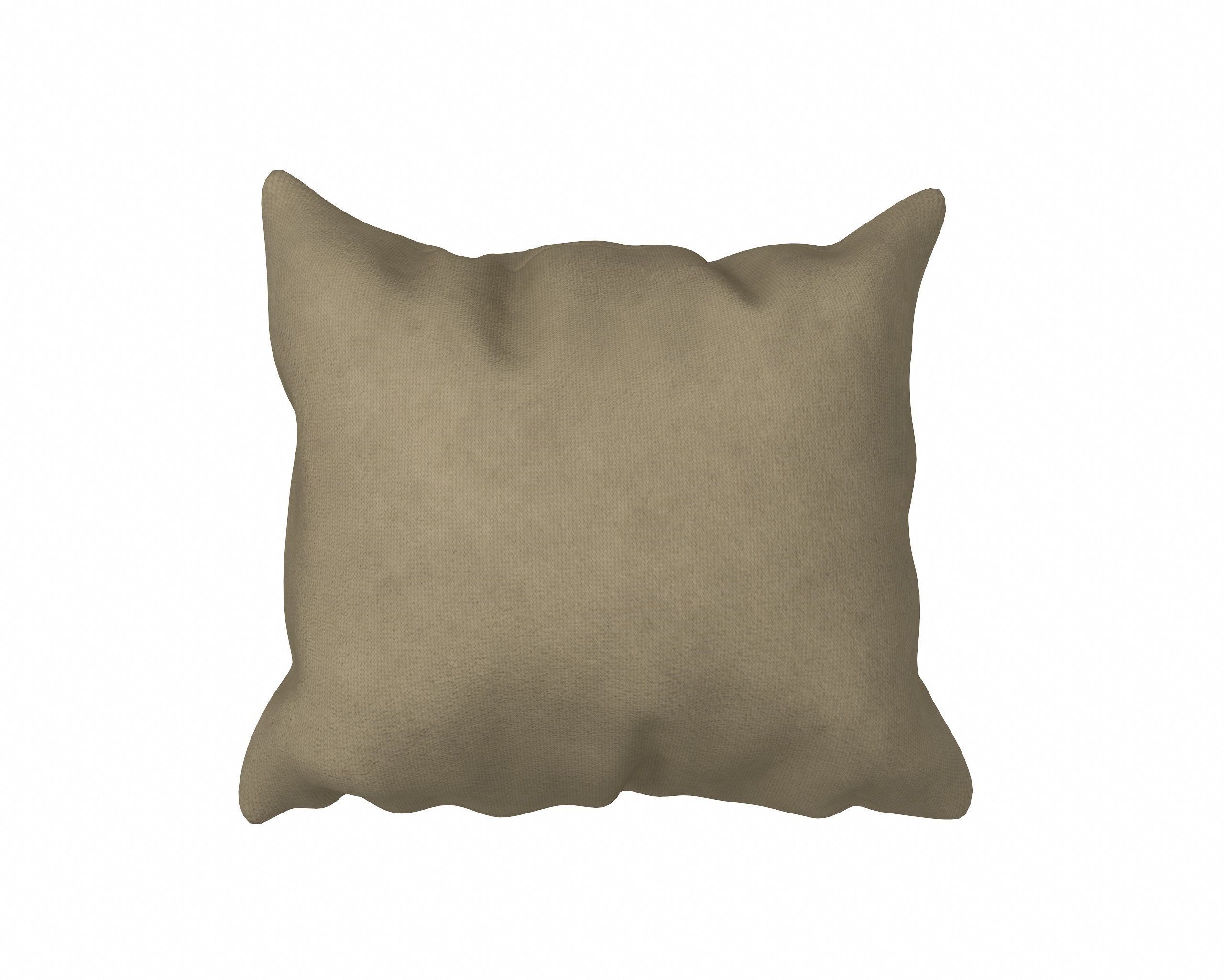 Neutral Linen Pillow Collection 3D model_14