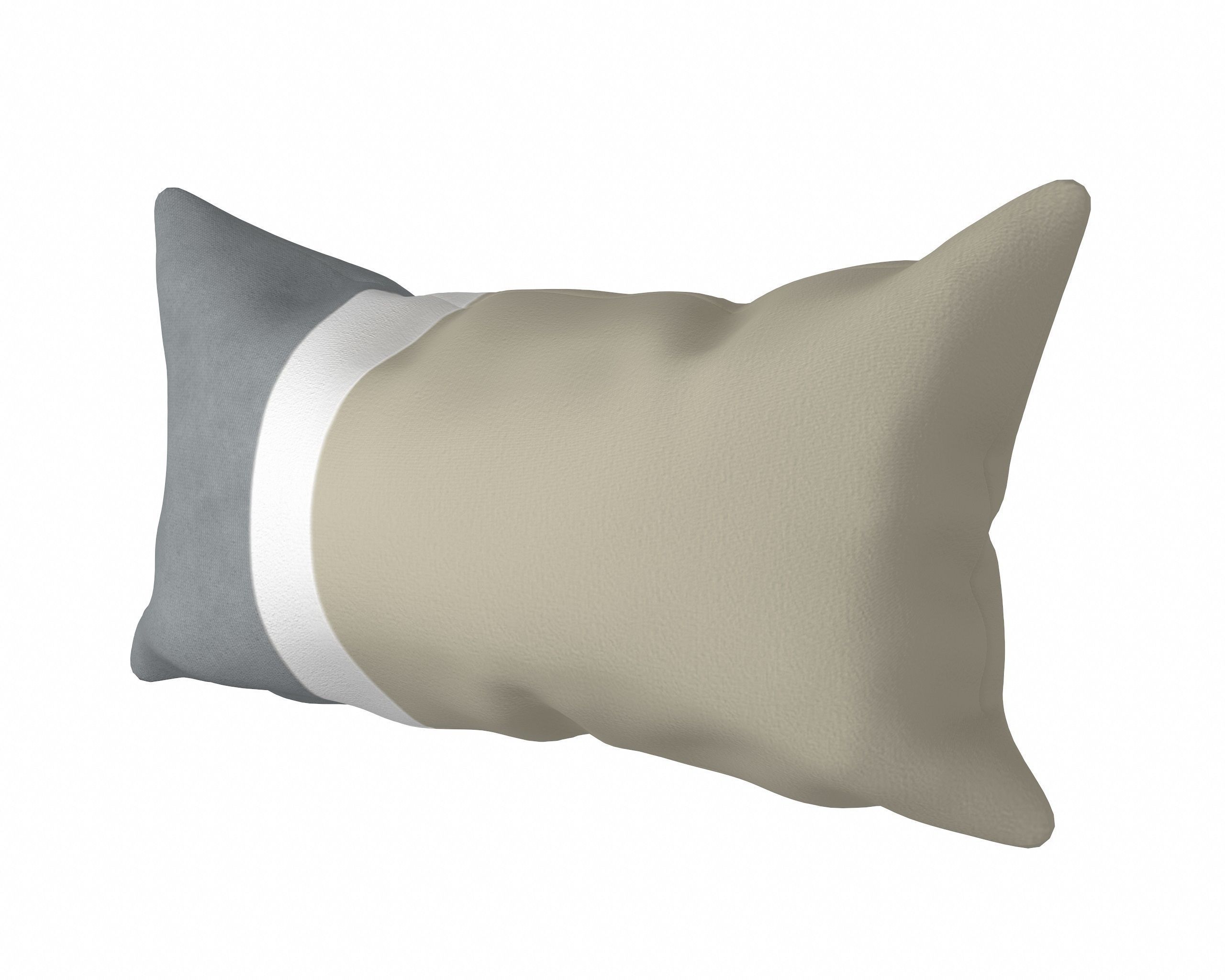 Neutral Linen Pillow Collection 3D model_13
