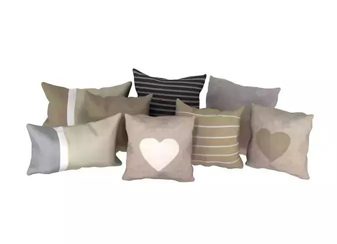 Neutral Linen Pillow Collection