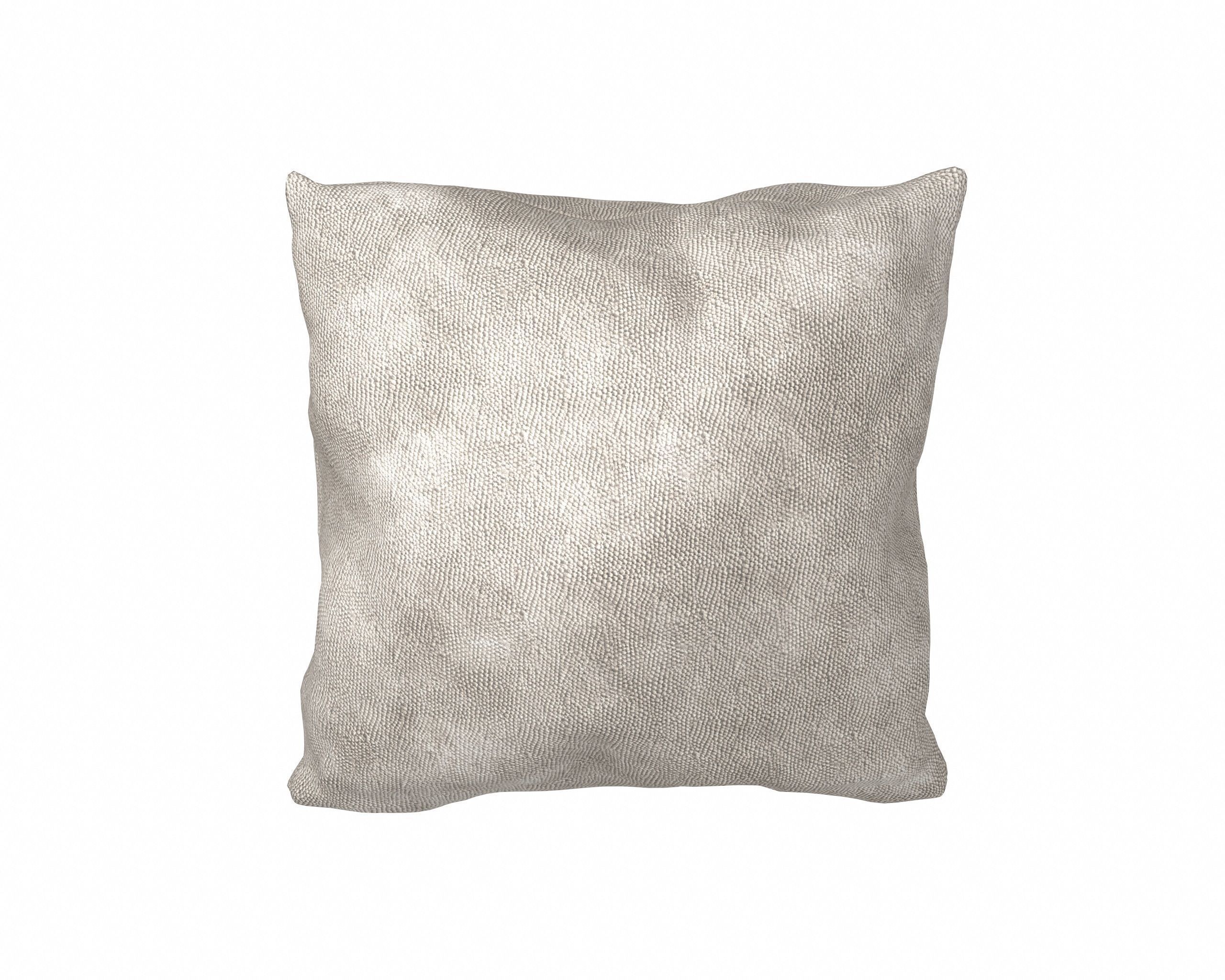 Neutral Linen Pillow Collection 3D model_8