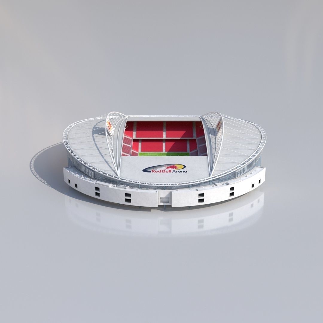 Red Bull Arena Leipzig Euro 2024 Low-poly 3D model_2