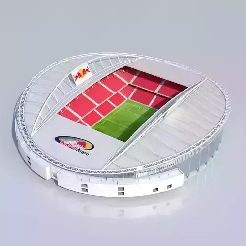 Red Bull Arena Leipzig Euro 2024 Low-poly 3D model