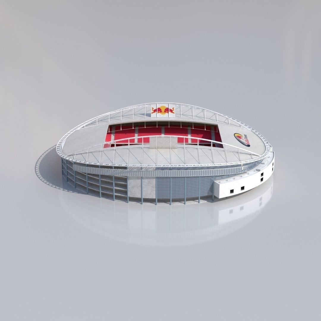 Red Bull Arena Leipzig Euro 2024 Low-poly 3D model_3