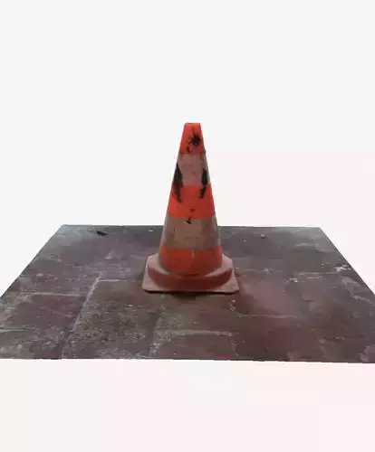 Dirty road cone photogrammetry 