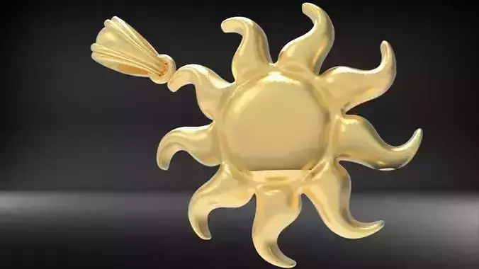 Italian Sun Pendant charm bracelet Necklace Jewelry 