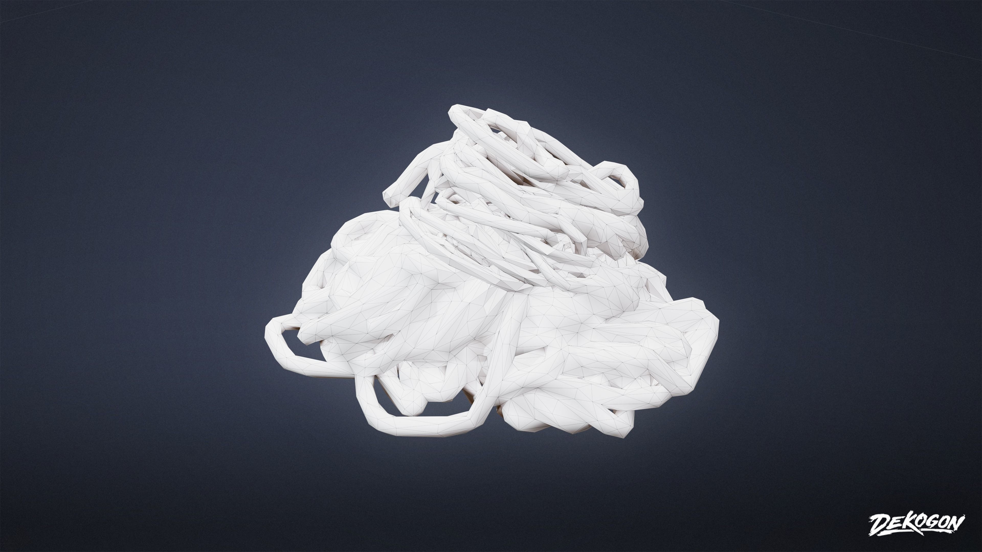 SEASIDE DOCKS - Rope Piles 01 - LOW POLY AND NANITE Low-poly 3D model_1