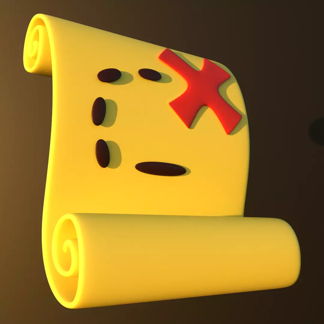 3D Map Game asset Cartoon Low-poly 3D model