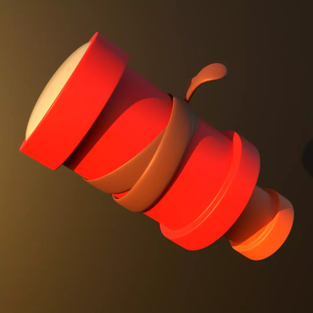 3D Telescope Game asset Cartoon Low-poly 3D model