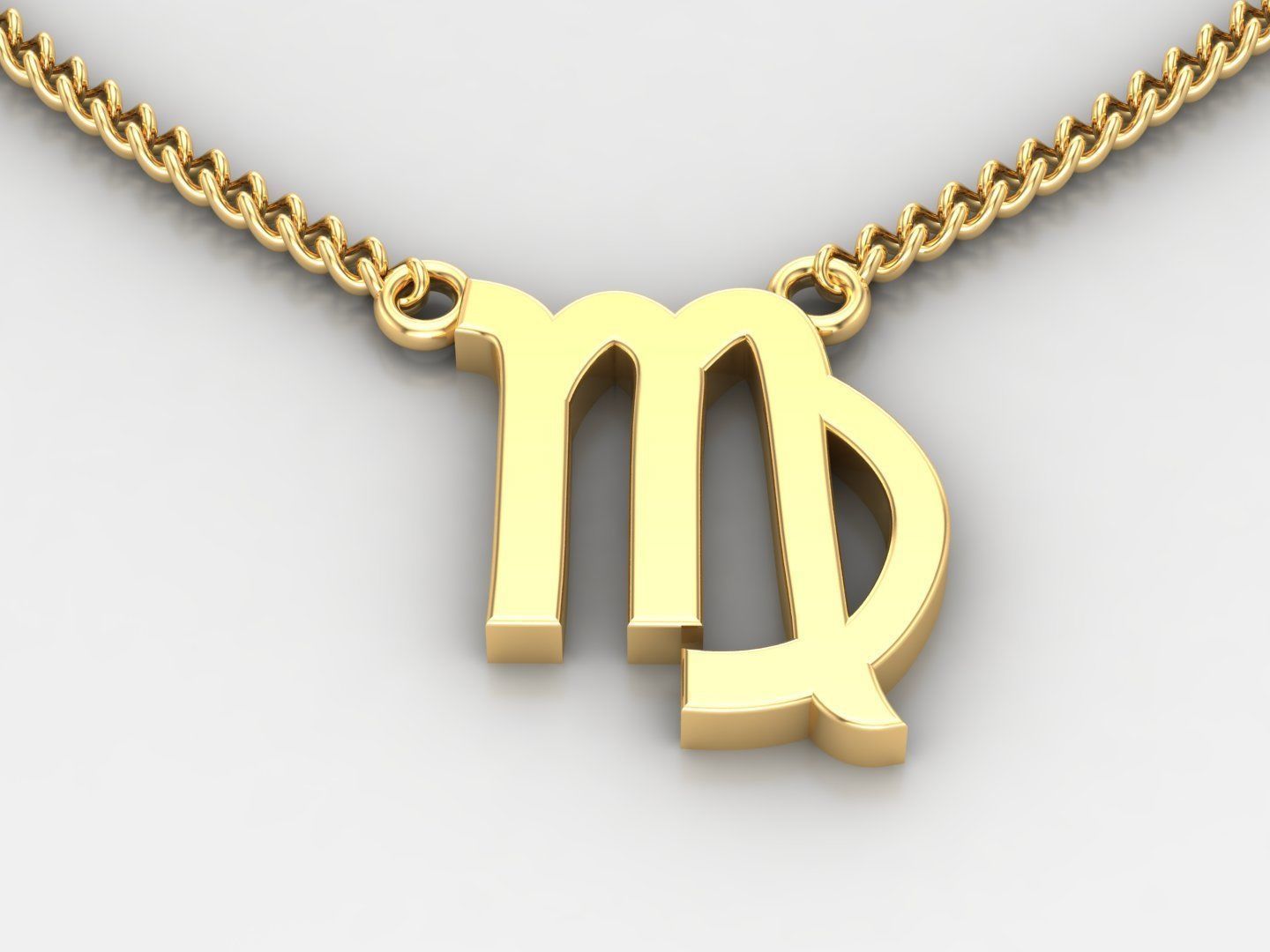 Virgo Original Pendant Design Version 1 3D print model_3