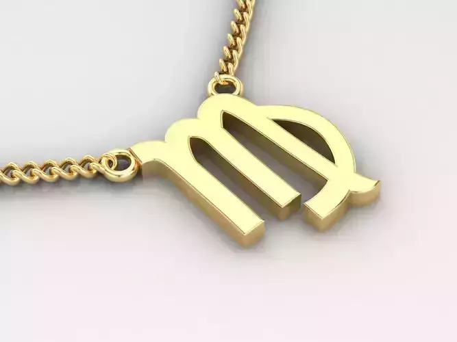  Virgo Original Pendant Design Version 1 3D print model