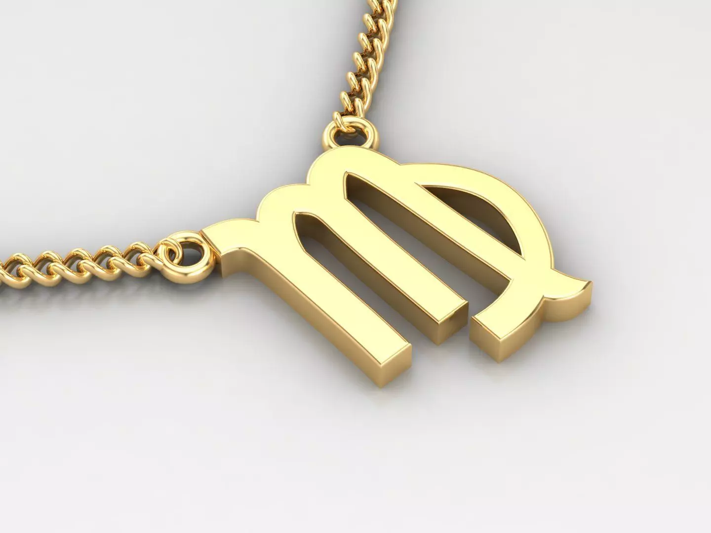 Virgo Original Pendant Design Version 1 3D print model_0