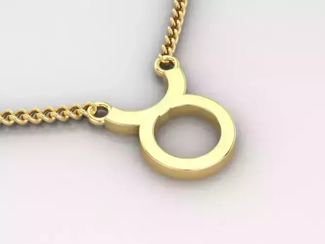 Taurus Original Pendant Design Version 1 3D print model