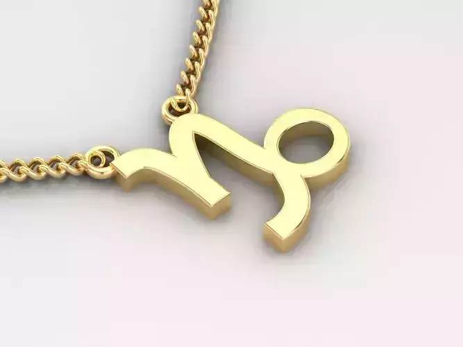 Capricom Original Pendant Design Version 1 3D print model