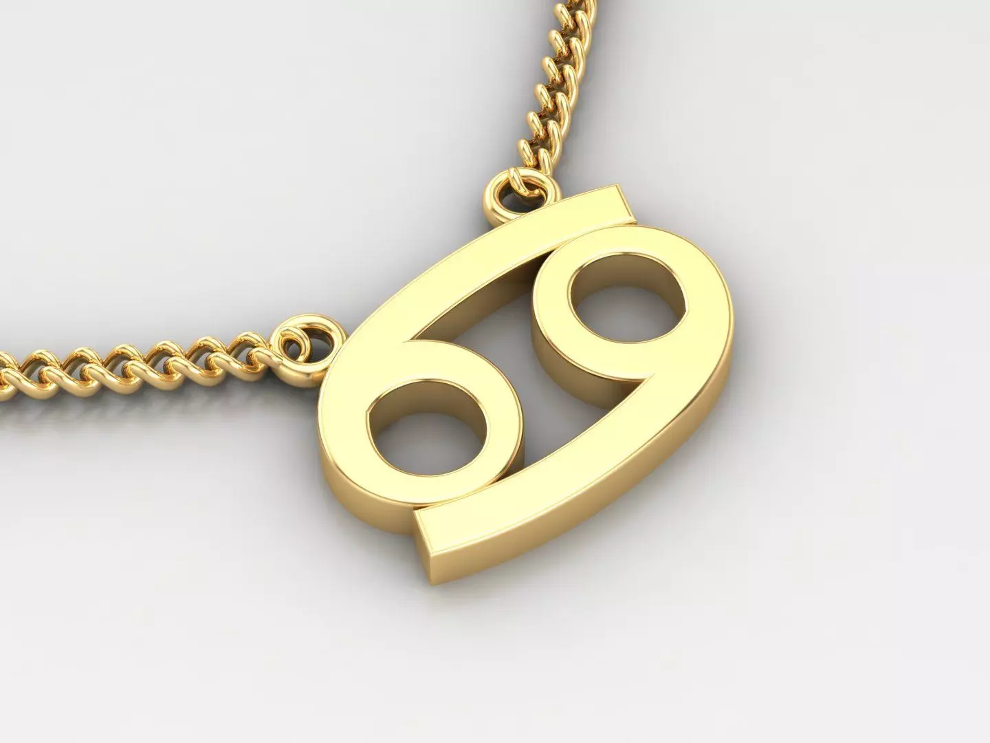 Cancer Original Pendant Design Version 1 3D print model_0