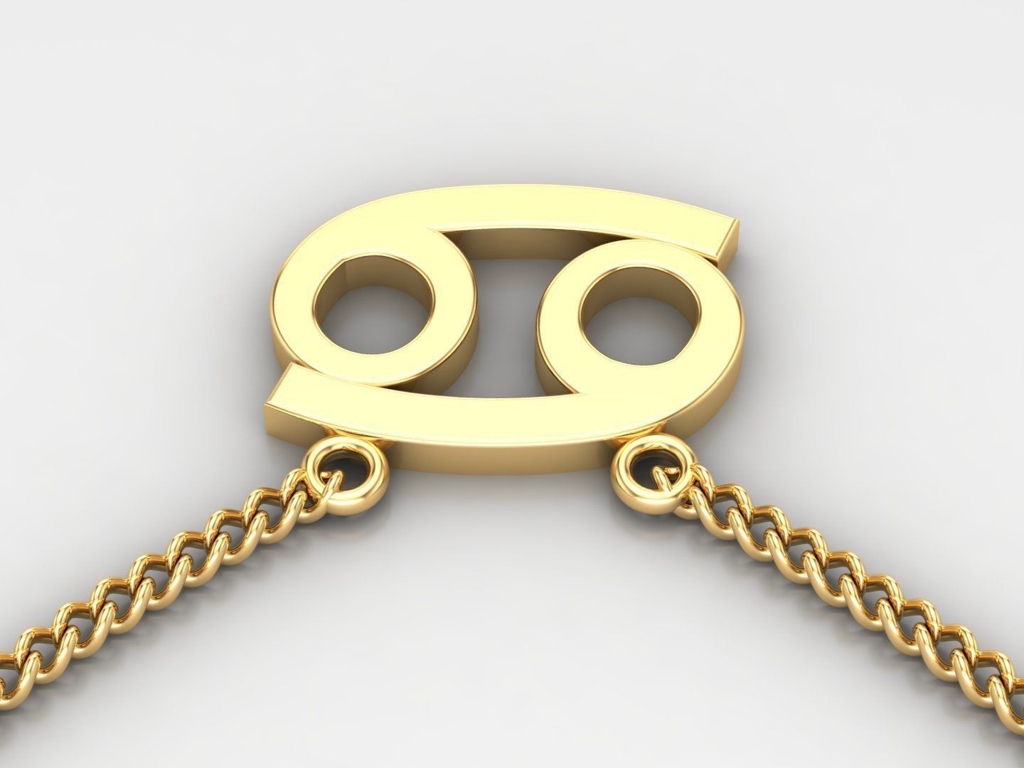 Cancer Original Pendant Design Version 1 3D print model_4