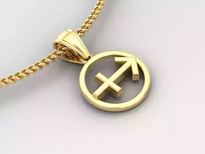 Sagittarius Original Pendant Design Version 2 3D print model