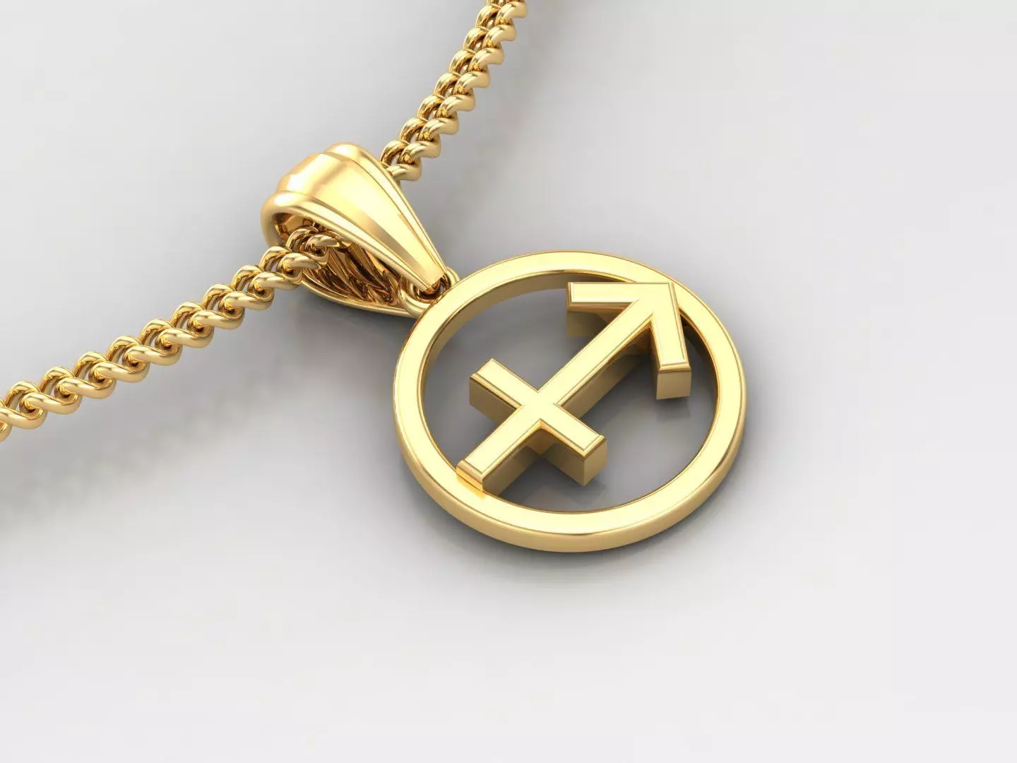 Sagittarius Original Pendant Design Version 2 3D print model_0