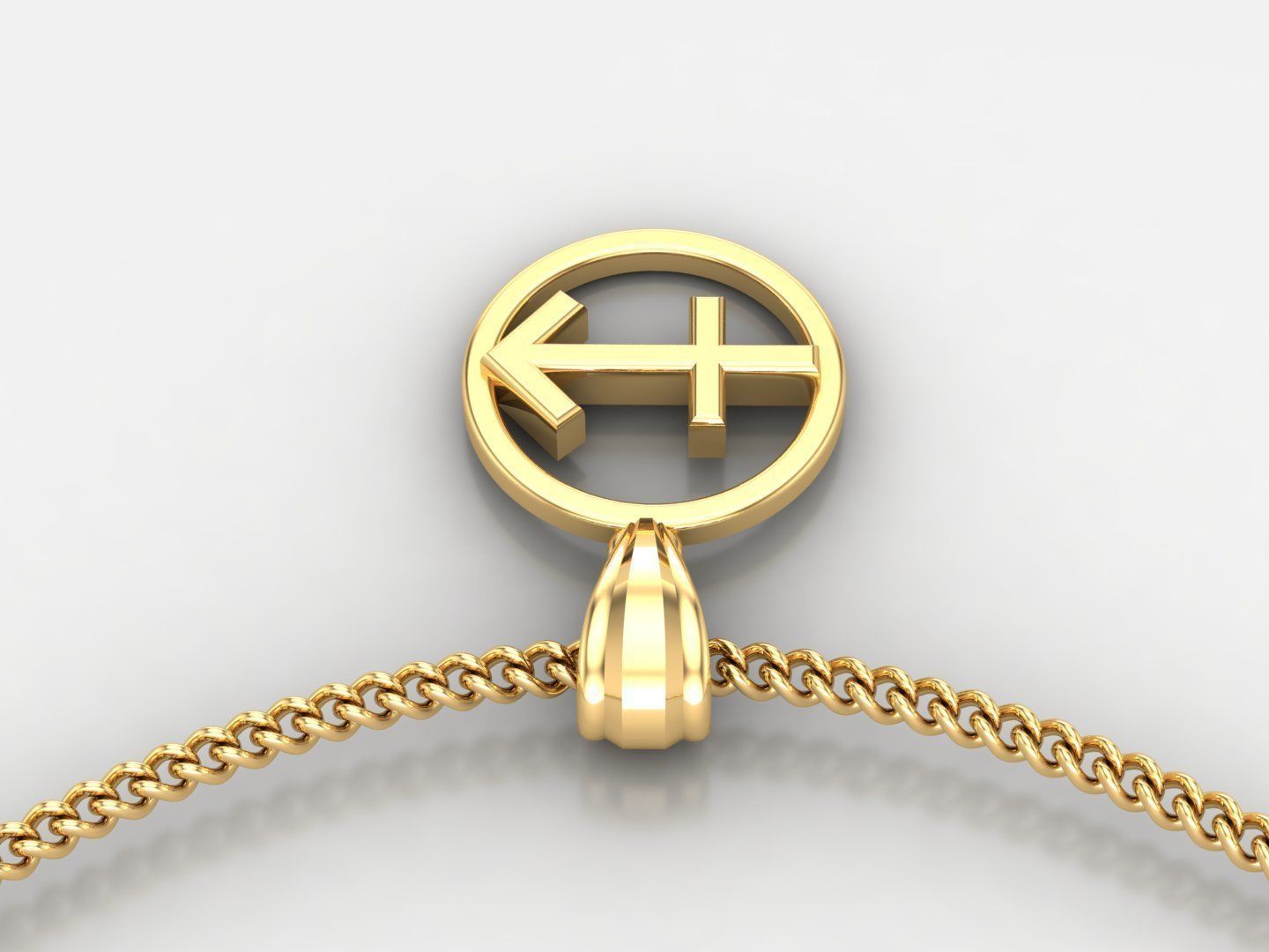 Sagittarius Original Pendant Design Version 2 3D print model_4