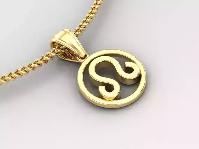 Leo Original Pendant Design Version 2 3D print model