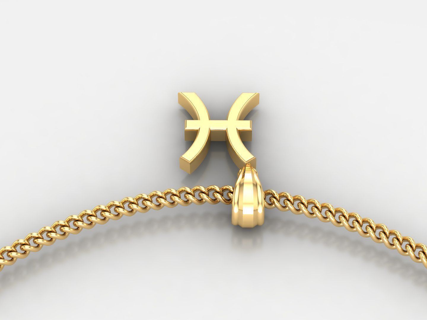Pisces Original Pendant Design Version 4 3D print model_5
