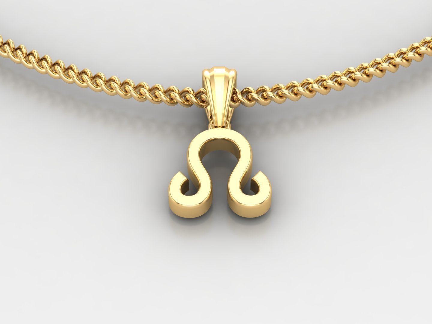 Leo Original Pendant Design Version 4 3D print model_3