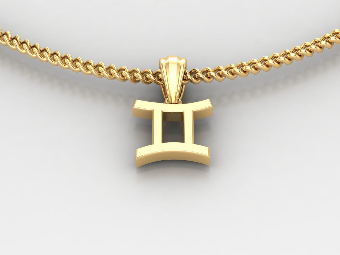Gemini Original Pendant Design Version 4 3D print model_2