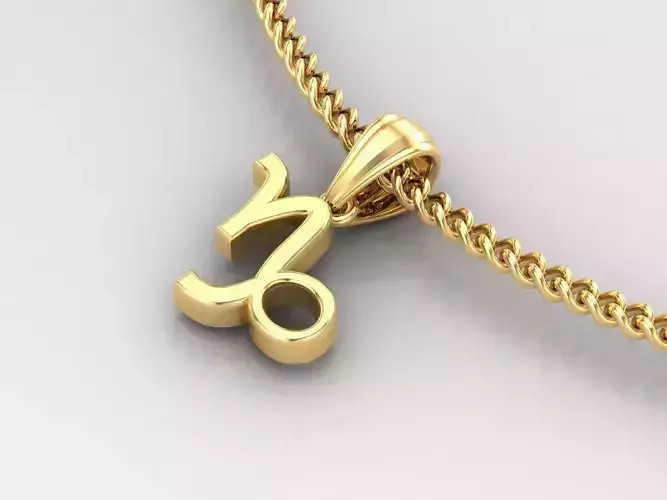 Capricom Original Pendant Design Version 4 3D print model